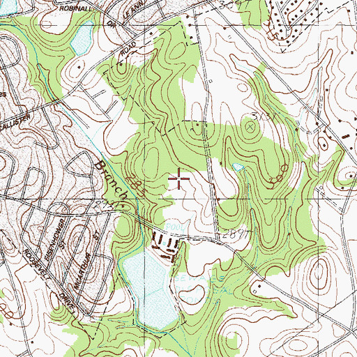 Topographic Map of Huntington North, SC