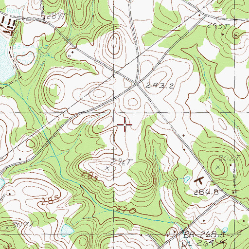 Topographic Map of Huntington South, SC