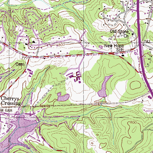 Topographic Map of Lamaster Dairy Center, SC