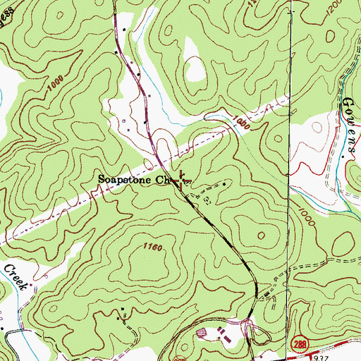 Topographic Map of Liberia, SC