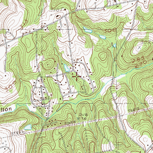 Topographic Map of Longcreek, SC