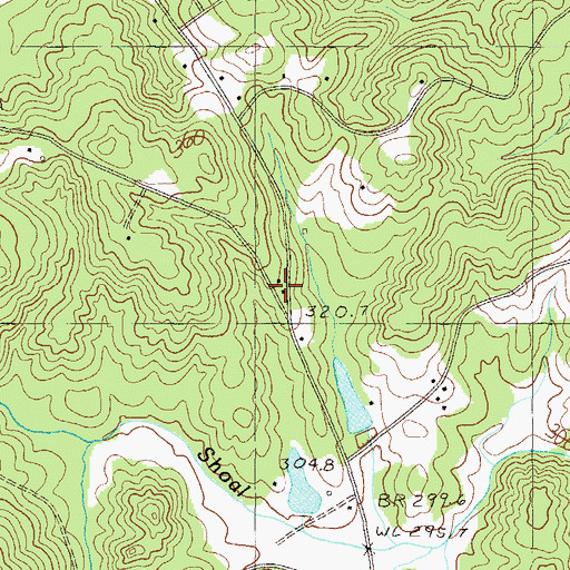 Topographic Map of Mica School (historical), SC