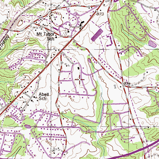 Topographic Map of Monaco Estates, SC