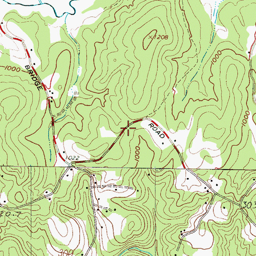 Topographic Map of Olga (historical), SC