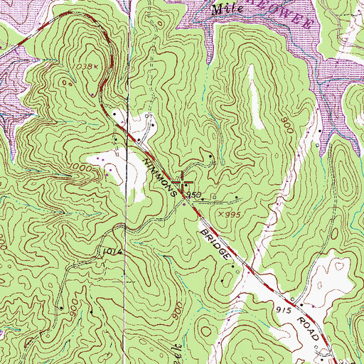Topographic Map of Palestine School (historical), SC
