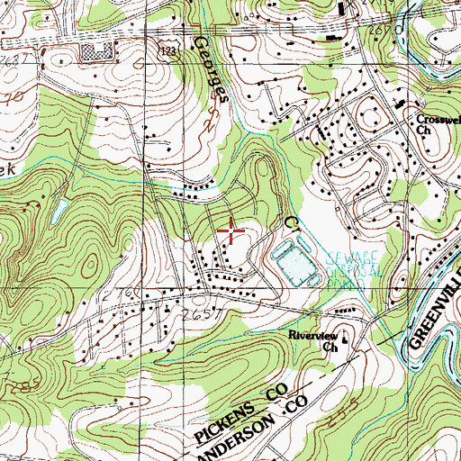 Topographic Map of Quail Haven, SC
