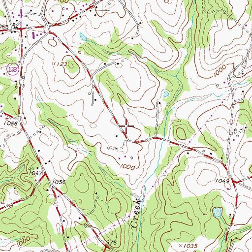 Topographic Map of Six Mile School (historical), SC