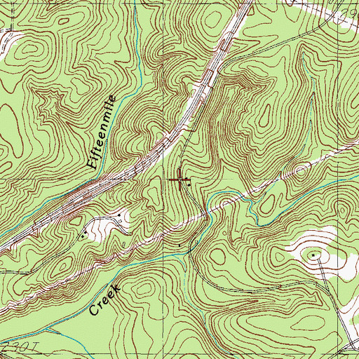 Topographic Map of Symmes Church (historical), SC