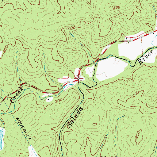 Topographic Map of Wattacoo (historical), SC