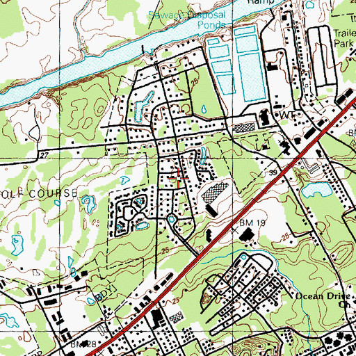 Topographic Map of Belle Park, SC