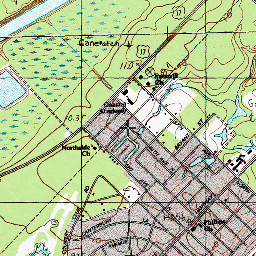 Topographic Map of Blynn Acres, SC