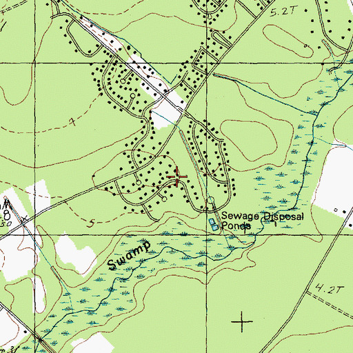 Topographic Map of Brookgate, SC