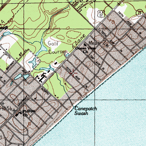 Topographic Map of Cane Patch, SC
