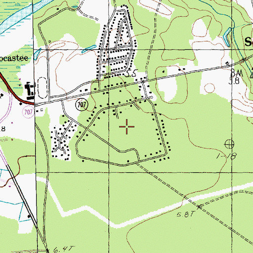 Topographic Map of Cimerron Plantation South, SC