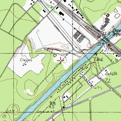 Topographic Map of Heathland at the Legends Golf Course, SC