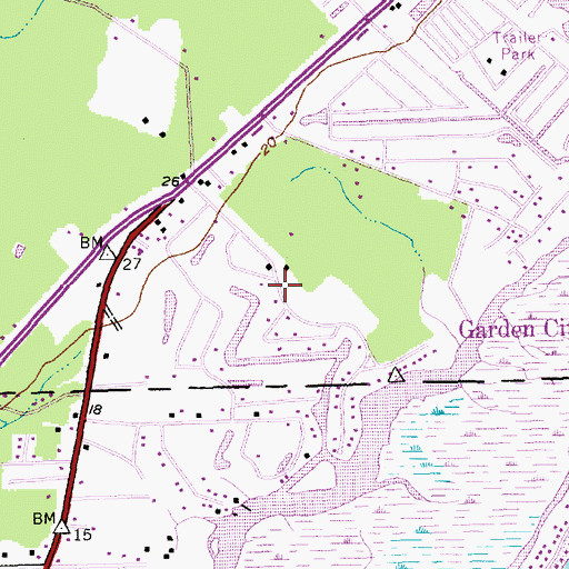Topographic Map of Mount Gilead, SC