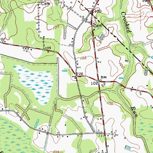 Topographic Map of Norton School (historical), SC