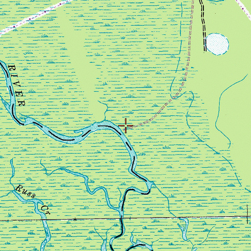 Topographic Map of Punchbowl Landing, SC