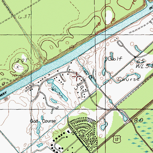 Topographic Map of The Landing at Plantation Point, SC