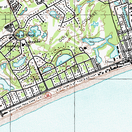 Topographic Map of Tilghman Estates, SC