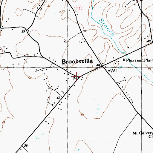 Topographic Map of Union Church, SC