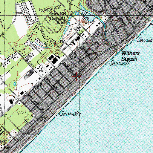 Topographic Map of Withers Heights, SC