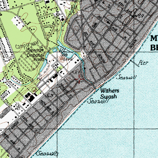 Topographic Map of Yaupon Circle, SC