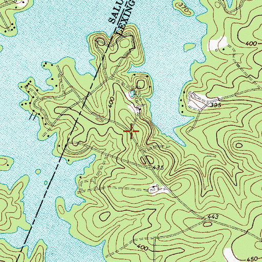 Topographic Map of Acapulco, SC