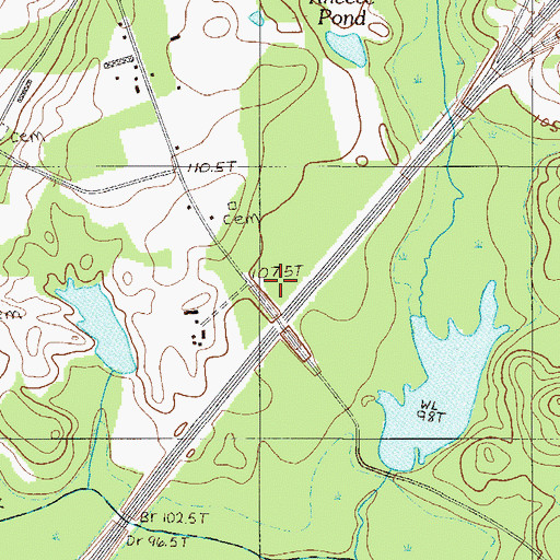 Topographic Map of Clemson Summer Camp (historical), SC
