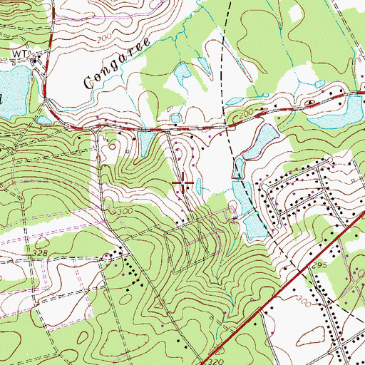 Topographic Map of Crystal View, SC
