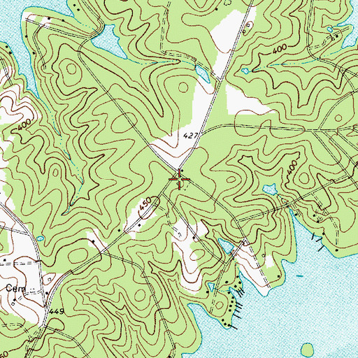 Topographic Map of Good Hope Church (historical), SC