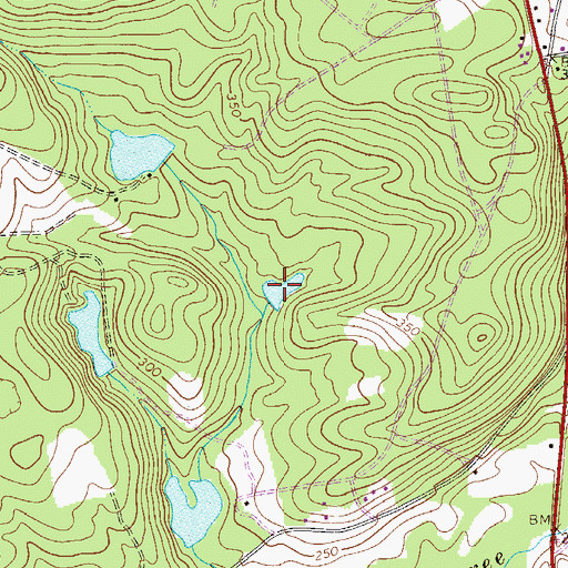Topographic Map of Harmon Pond, SC