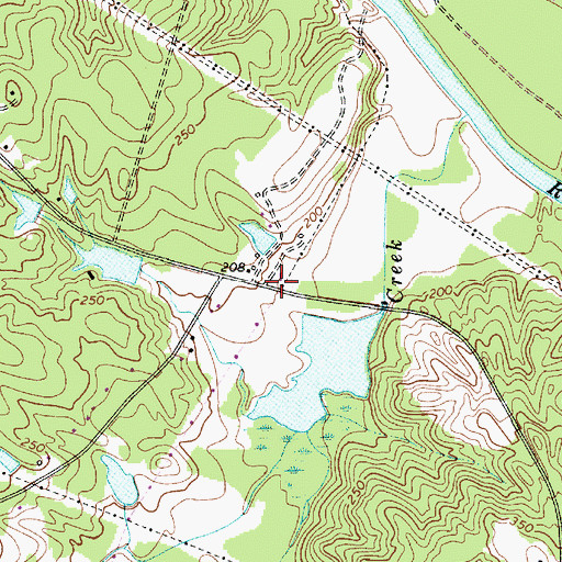 Topographic Map of Holiness Church (historical), SC