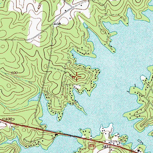 Topographic Map of Lake Village, SC