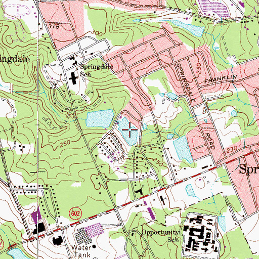 Topographic Map of Lemon Pond, SC