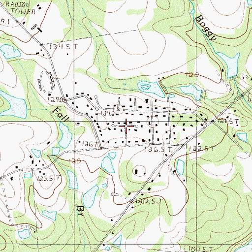 Topographic Map of Lexing-Town Estates, SC