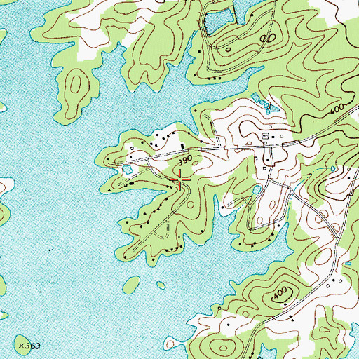 Topographic Map of Milmont Shores, SC