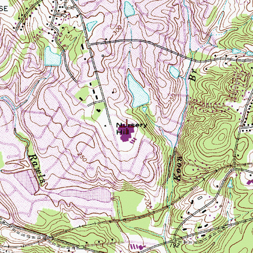 Topographic Map of Nursery Road Elementary School, SC