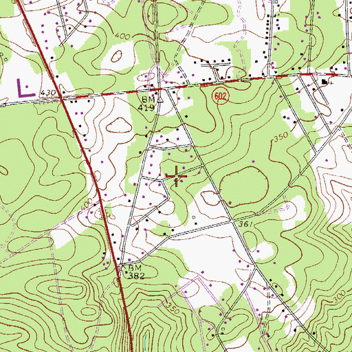 Topographic Map of Regency Square, SC