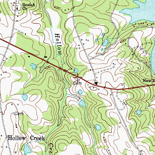Topographic Map of Sease Cemetery, SC