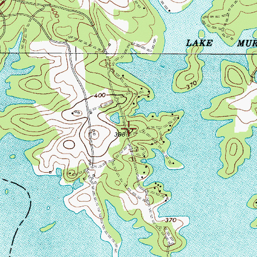 Topographic Map of Snug Harbor, SC