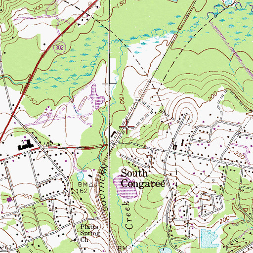 Topographic Map of Styx (historical), SC