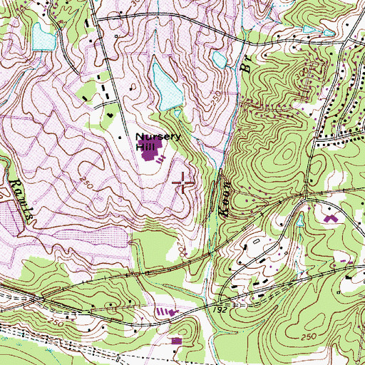 Topographic Map of Walden, SC