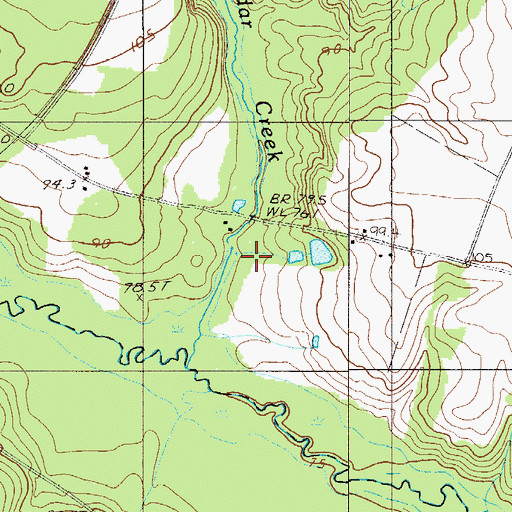 Topographic Map of Williamsons Mills (historical), SC