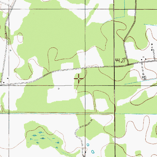 Topographic Map of Brunson School (historical), SC