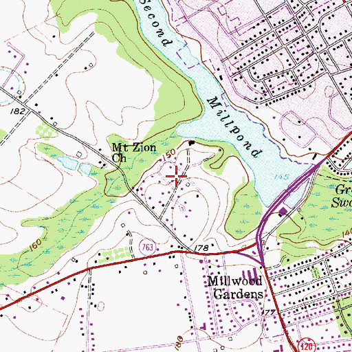 Topographic Map of Causeway Branch, SC