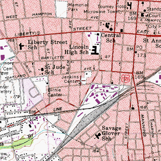 Topographic Map of Church of the Good Shepherd, SC
