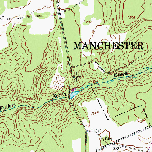 Topographic Map of Elizabeth Church (historical), SC
