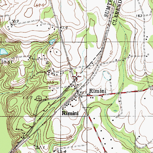 Topographic Map of Fairy School (historical), SC