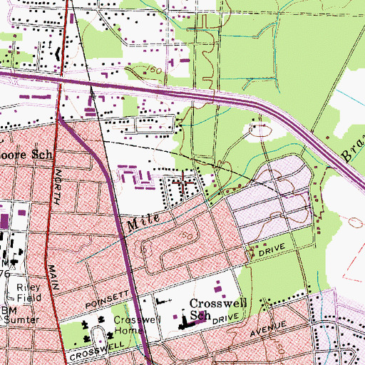 Topographic Map of Garris Park, SC